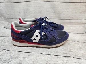 Saucony Shadow Original Navy/Red Men's Size 10 Sneaker Shoe - Picture 1 of 10