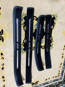 99-03 OEM BMW E39 FRONT REAR LEFT RIGHT DOOR SILL PANEL TRIM SET - Picture 1 of 4