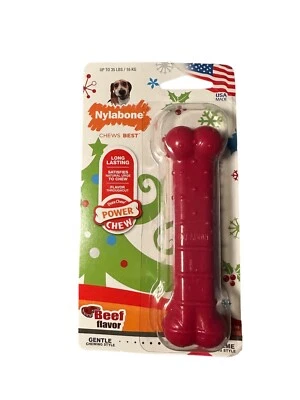 Nuevo Nylabone Power Chew sabor carne medio larga duración Foto 1 de 2