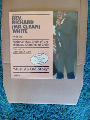 Rev. Richard (Mr. Clean) White Just An Old Story SAVOY Vinyl LP Record SEALED !! - Image 1 of 2
