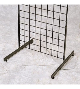 T-Shape Gridwall Panel Legs Display Set Of 2 - Black - Picture 1 of 1