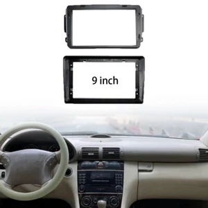 9"Fascia Stereo Radio Bezel Panel Frame Trim For Mercedes C CLK W209 W203 W168 A - Picture 1 of 1