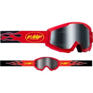 FMF FMF POWERCORE SAND GOGGLE FLAME RED - SMOKE LENS F-50053-00003 - Picture 1 of 2