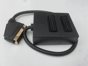 2 Way SCART Splitter / Adapter ~ NEW - Picture 1 of 1