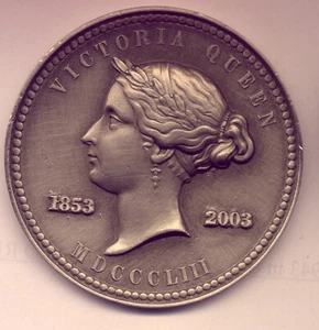 TASMANIA : LARGE REPLICA MEDALLION  1853-2003 CESSATION of TRANSPORTATION- CHEAP - Imagen 1 de 2