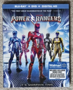 LIONSGATE - POWER RANGERS - BLU RAY & DVD COMBO - 2017 - DACRE MONTGOMERY - Picture 1 of 9