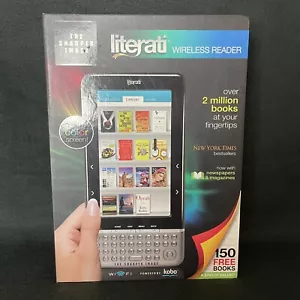 The Sharper Image Literati Wireless Reader w/Full Color Screen NEW - Picture 1 of 5