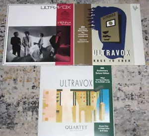 ULTRAVOX (3 x Dbl LP Lot/40th Deluxe Edition) Vienna/Rage In Eden/Quartet - Picture 1 of 2