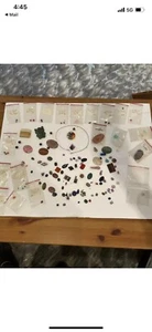 huge lot of  vintage Gem Stones amethyst, garnet, garnelia,jasper and more - Picture 1 of 12
