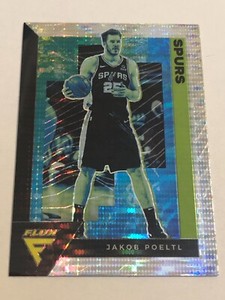 2020-21 Flux Basketball Exclusive Pulsar #161 - Jakob Poeltl - San Antonio Spurs