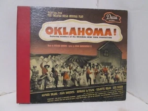 78tk album set-musical .-DECCA 359-Richard Rodgers-(Oklahoma)-6 record set - Imagen 1 de 1