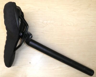 PROMAX 31.6mmX350mm ALUMINIO TIJA DE SILLÍN CON ASIENTO NEGRO PIEZAS BICICLETA 412-3 Foto 1 de 4