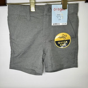 NEW Cat & Jack adjustable waist Shorts Boys Gray Size 18M - Picture 1 of 4