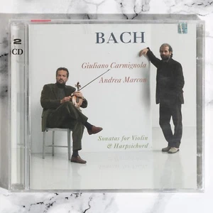NEW - Bach - Sonatas For Violin & Harpsichord (2-Disc CD Set, 2002) -- Marcon - Picture 1 of 10