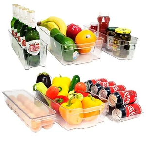 Contenitori organizer 6 pezzi per frigorifero senza BPA - Foto 1 di 9