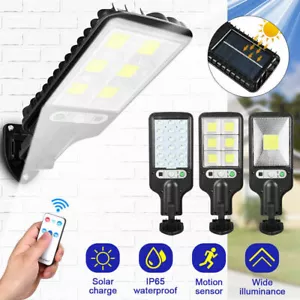 Lampada da parete solare LED 300-600 W sicurezza movimento lampada stradale luci sensore esterno - Foto 1 di 15