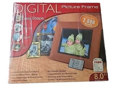 Smartparts SPDPF84M Digital Picture Frame High Resolution 8" LCD Display - Image 1 of 4