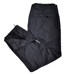 New CALVIN KLEIN Black NYLON STRETCH WRINKLE RESISTANT Men's JOGGER Pants 2XL - Picture 1 of 11