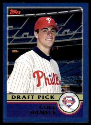 2010 Topps Cards Your Mom Threw Out Cole Hamels Philadelphia Phillies #CMT110 - Image 1 of 2