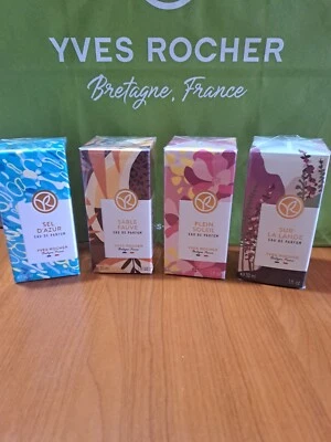 Yves Rocher Nr 4 Profumi SUPER OFFERTA ,SEL D'AZUR,SUR LA LANDE, PLEIN SOLEIL,SA - Immagine 1 di 4