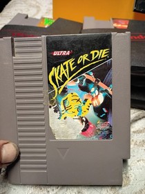 Cartucho de juego aut&eacute;ntico Skate or Die (Nintendo NES) probado y funcionando en muy buena condici&oacute;n