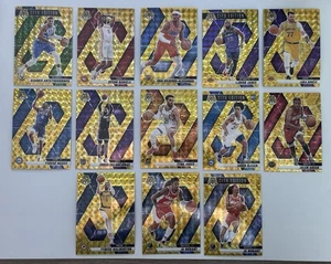 2024-25 Panini Mosaic NBA Reactive Yellow Mosaic Parallel 13-Card Lot - Picture 1 of 14