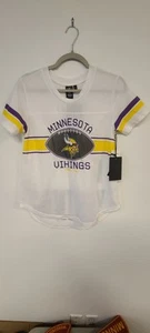 NEW!!! NFL Minnesota Vikings Womens Icer Brands Ss Top NWT MEDIUM - Picture 1 of 5