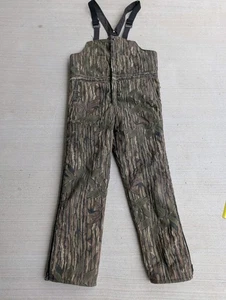 Vtg USA Made Cabela's Realtree Camo Hunting Bib Overalls Men's Medium 34-36 - Picture 1 of 12