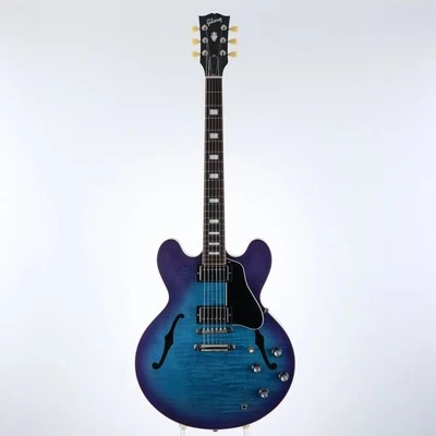 Gibson ES-335 Figured Block Blueberry Burst 2023 Semi Hollow Body E.Guitar Foto 1 de 4