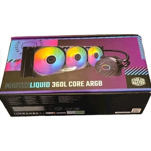 Cooler Master MasterLiquid 360L Core ARGB Intel/AMD CPU Liquid Cooler -Black - Picture 1 of 23
