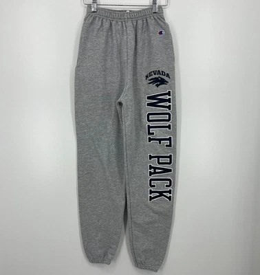 Pantalones deportivos Champion Nevada Wolf Pack adulto talla S gris NCAA cónicos Foto 1 de 4