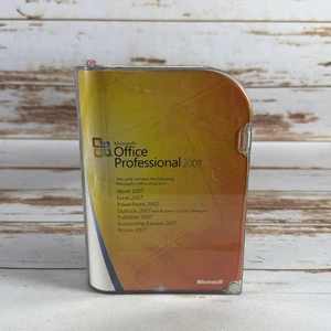 Microsoft Office 2007 Profesional Inglés Completo Minorista con Llave - Usado - Imagen 1 de 6