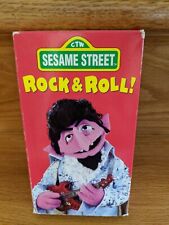 Sesame Street VHS Tape Rock & Roll RARE Excellent