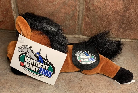 126th Kentucky Derby Sammie Spires Beanbag Horse Plush May 2000 Vintage NWT Cover
