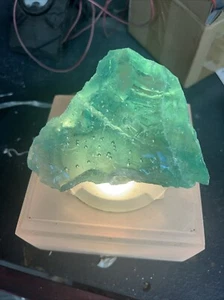 Glass Rock Slag Aqua Color Chunk Aquarium Landscape Garden Beautiful Zero - Picture 1 of 11