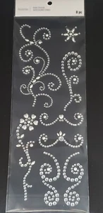 RECOLLECTIONS Clear Pearl Border Bling Stickers - 8 pcs - Bild 1 von 4