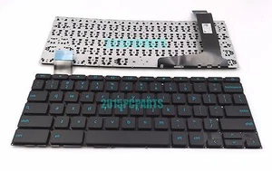 New ASUS Chromebook C201 C201P C201PA C202 C202S C202SA Keyboard US Blue Letter - Picture 1 of 4