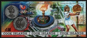 Islas Cook 1988 - Mi-Nr. 1256-1258 ** - MNH - Olympia Seoul - Imagen 1 de 1