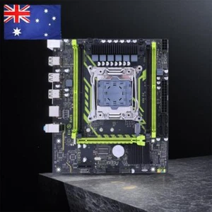 X99 Desktop Motherboard LGA 2011 PC Mainboard 4*DDR4 128GB PCIE SATA NVME M.2 - Afbeelding 1 van 12