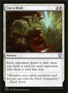 MTG Cut a Deal Phyrexia: All Will Be One Commander Nuevo sin papel de aluminio - Imagen 1 de 1