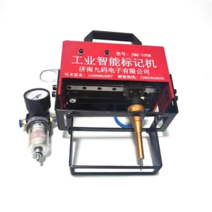 Portable Metal Pneumatic Dot Peen Marking Machine For VIN Code(100*20mm) Frame M - Picture 1 of 6