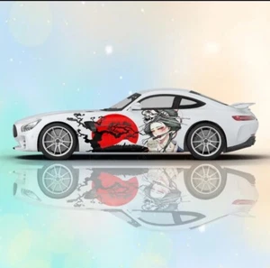Custom Geisha Livery Racing Side Wrap; JDM Inspired Geisha Custom Decal Side - Picture 1 of 1