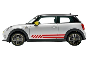 2 PCS Racing Stripe Graphics Car Side Sticker For MINI Cooper Clubman Countryman - Picture 1 of 4