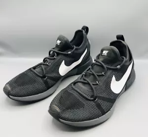 Nike Shoes Men US 9.5 Duel Racer Black Gray Sneakers Trainer Black 918228-007 - Picture 1 of 14