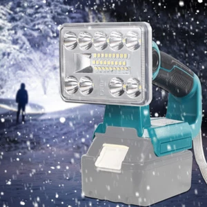 9W LED Work Light for Makita 18V Max Li-ion Batteries 1000LM Jobsite Flashlight - Picture 1 of 12