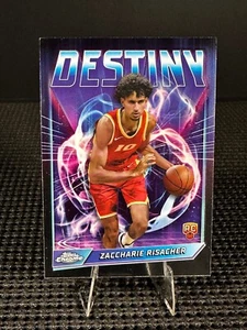 2024-25 Topps Cromo Zaccharie Risacher Destiny #D-1 Atlanta Hawks RC - Imagen 1 de 2