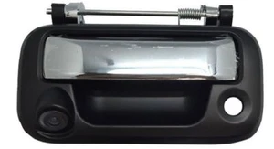 Ford F150 F250 F350 F450 Backup Tailgate Camera (Black with chrome Handle) - Picture 1 of 2