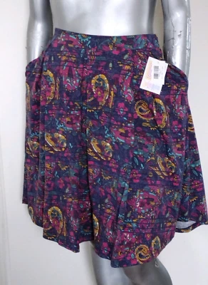 NUEVO CON ETIQUETAS LULAROE Falda Plisada Madison Talla 2XL Bolsillos Ocultos Cintura Elástica Foto 1 de 4