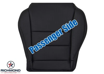 For 2005-2006 Acura RSX Type-S -Passenger Side Bottom Leather Seat Cover Black - Image 1 of 4