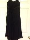 Ever Pretty Womens Cocktail Dress Size 10 Black Strapless Sexy Bra Top Party 62
